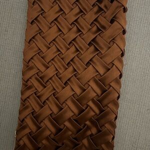 Elegant Brown Woven Men's Bag